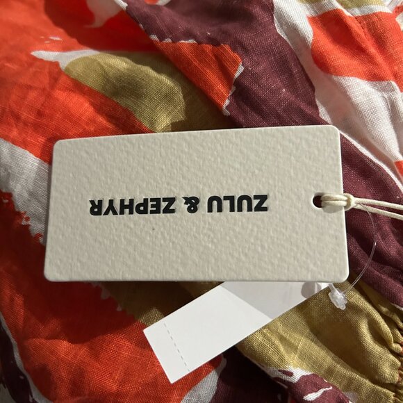 Zulu & Zephyr Wildflower Linen Midi Skirt - Picture 5 of 5